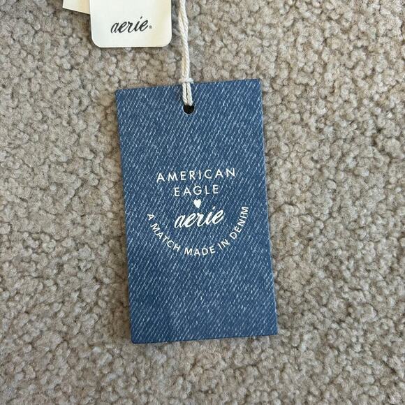 NWT AE x Aerie Match Made In Denim Plunge Cheekiest One Piece Swimsuit - Picture 8 of 10